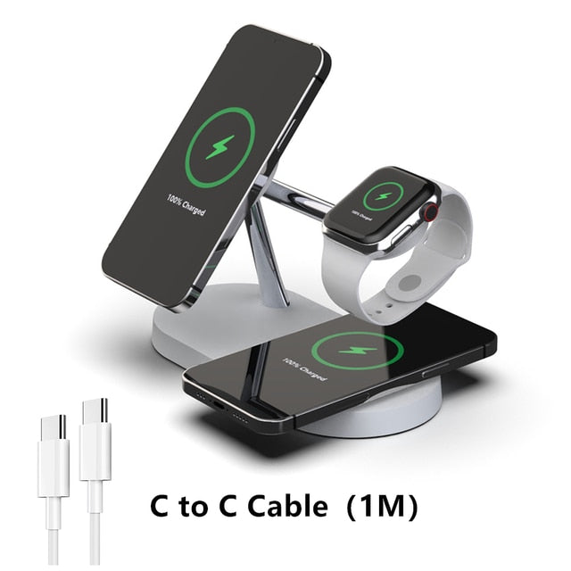 3-in-1 Wireless Magsafe Charger Stand AMSshop