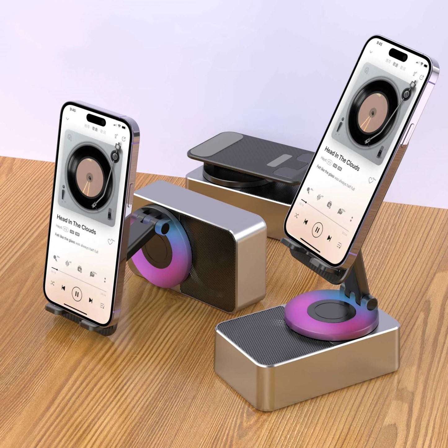 Mobile Phone Bracket Audio Two-in-one Rotating Foldable AMSshop