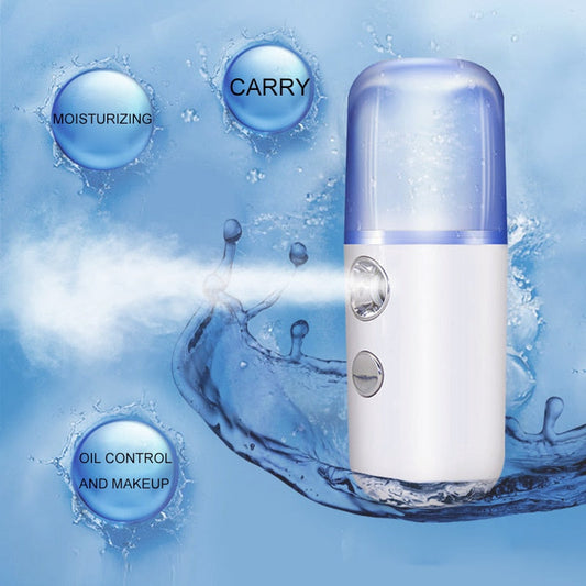 Nano Mist Facial Sprayer Beauty Instrument USB Face Steamer Moisturizing Beauty AMSshop