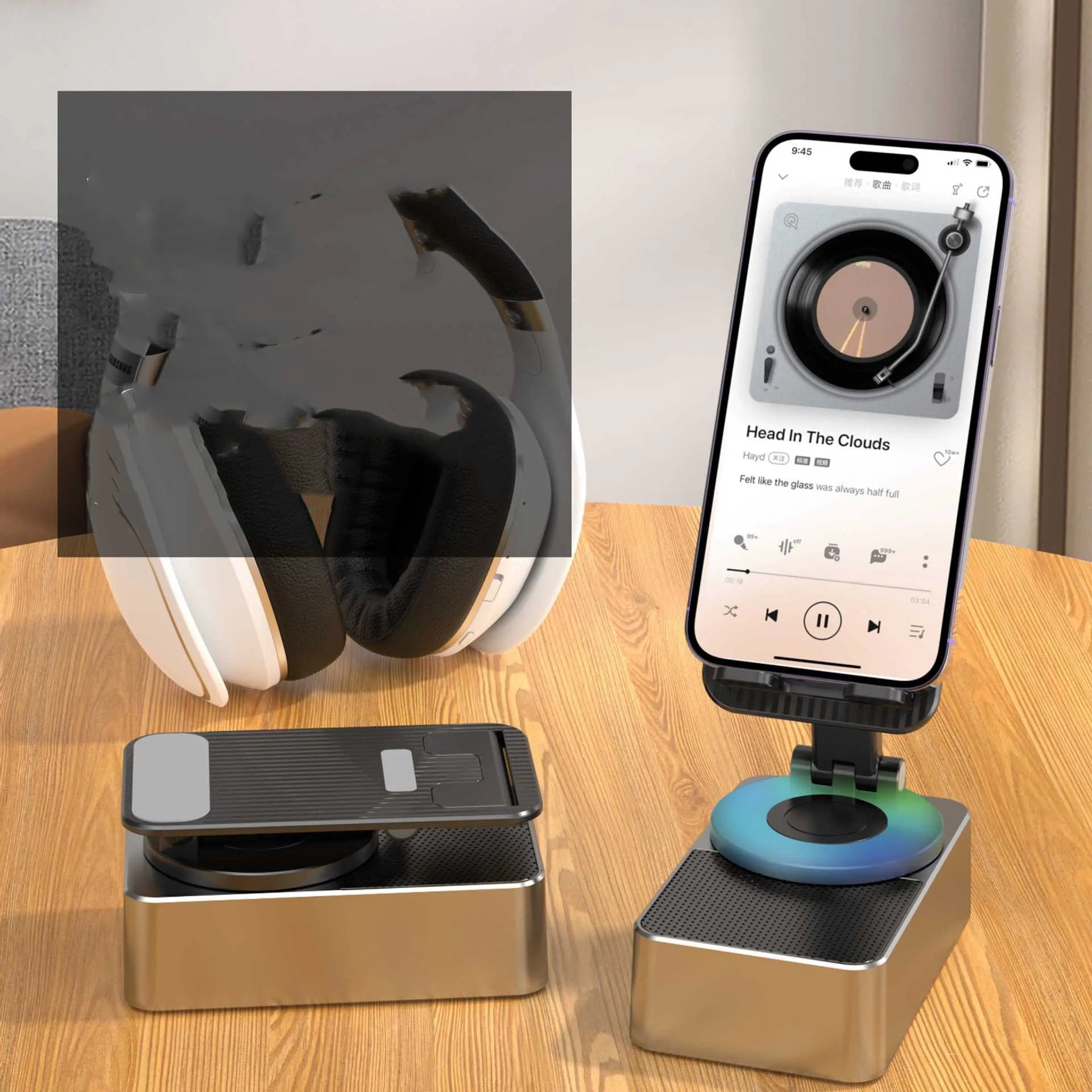 Mobile Phone Bracket Audio Two-in-one Rotating Foldable AMSshop