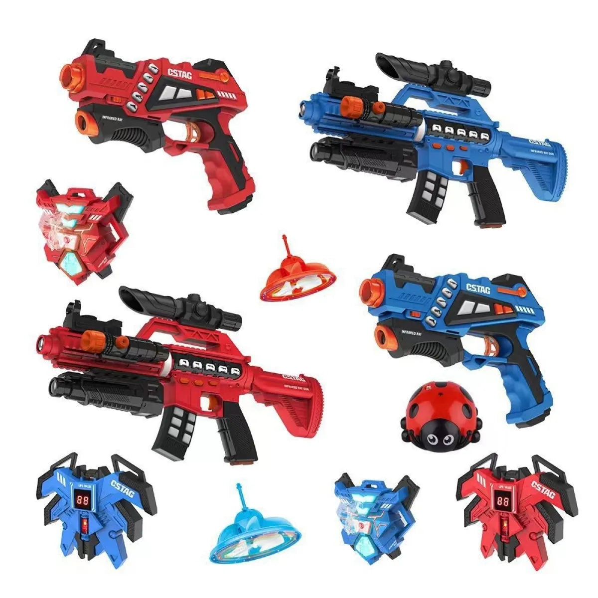 Real CS Weapon Equipment Multi-player Battle Infrared Laser Gun AMSshop