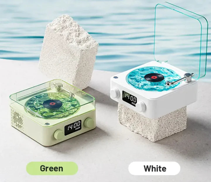 Bluetooth Retro Turntable Speaker with RGB Lights AMSshop