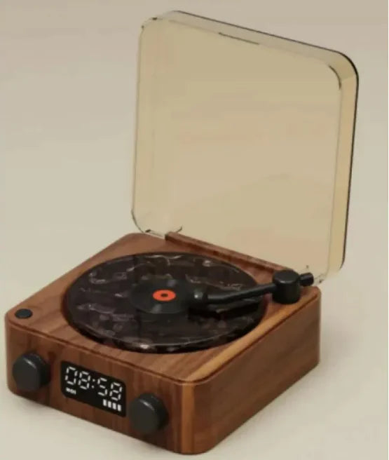 Bluetooth Retro Turntable Speaker with RGB Lights AMSshop