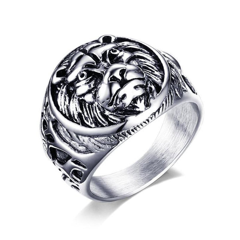 Lion Head Rings AMSshop