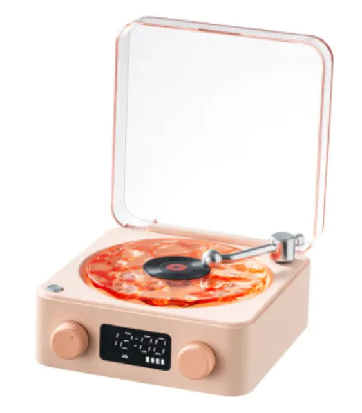Bluetooth Retro Turntable Speaker with RGB Lights AMSshop