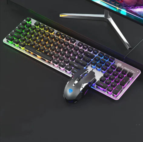 USB Wired Luminous Gaming Keyboard – Ideal for Home & Office Use AMSshop