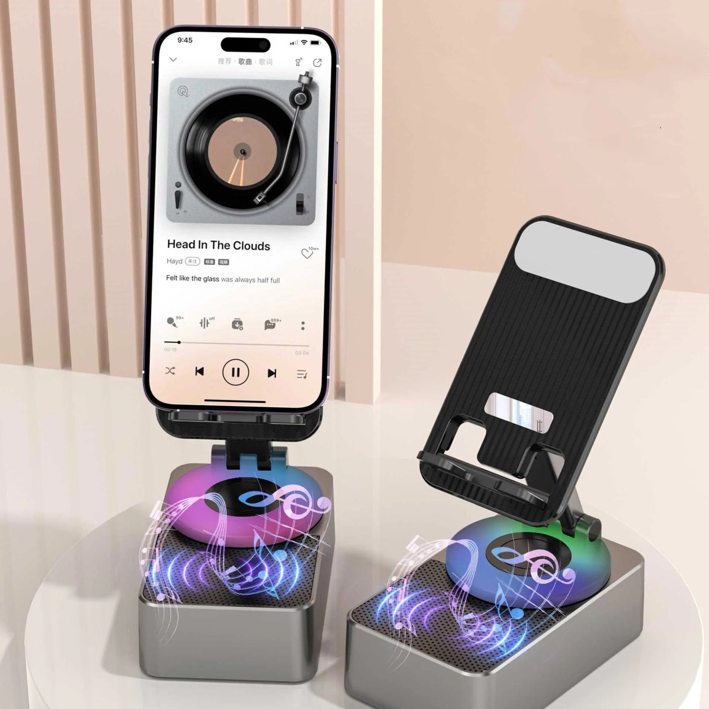 Mobile Phone Bracket Audio Two-in-one Rotating Foldable AMSshop