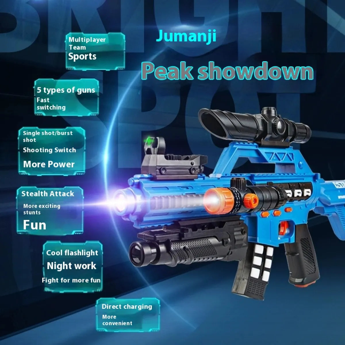 Real CS Weapon Equipment Multi-player Battle Infrared Laser Gun AMSshop