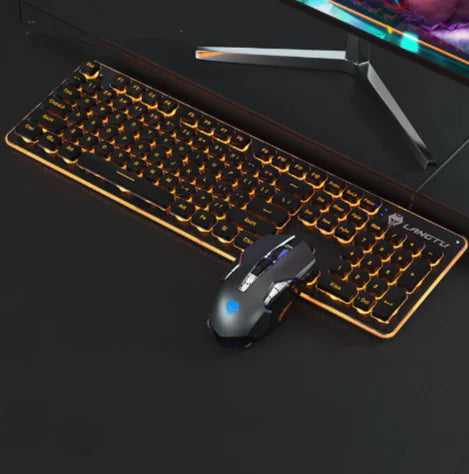 USB Wired Luminous Gaming Keyboard – Ideal for Home & Office Use AMSshop