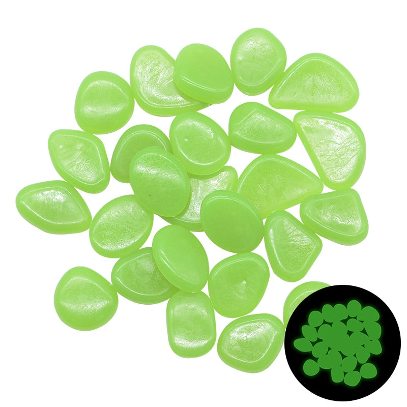 Glow in the Dark Garden Pebbles AMSshop