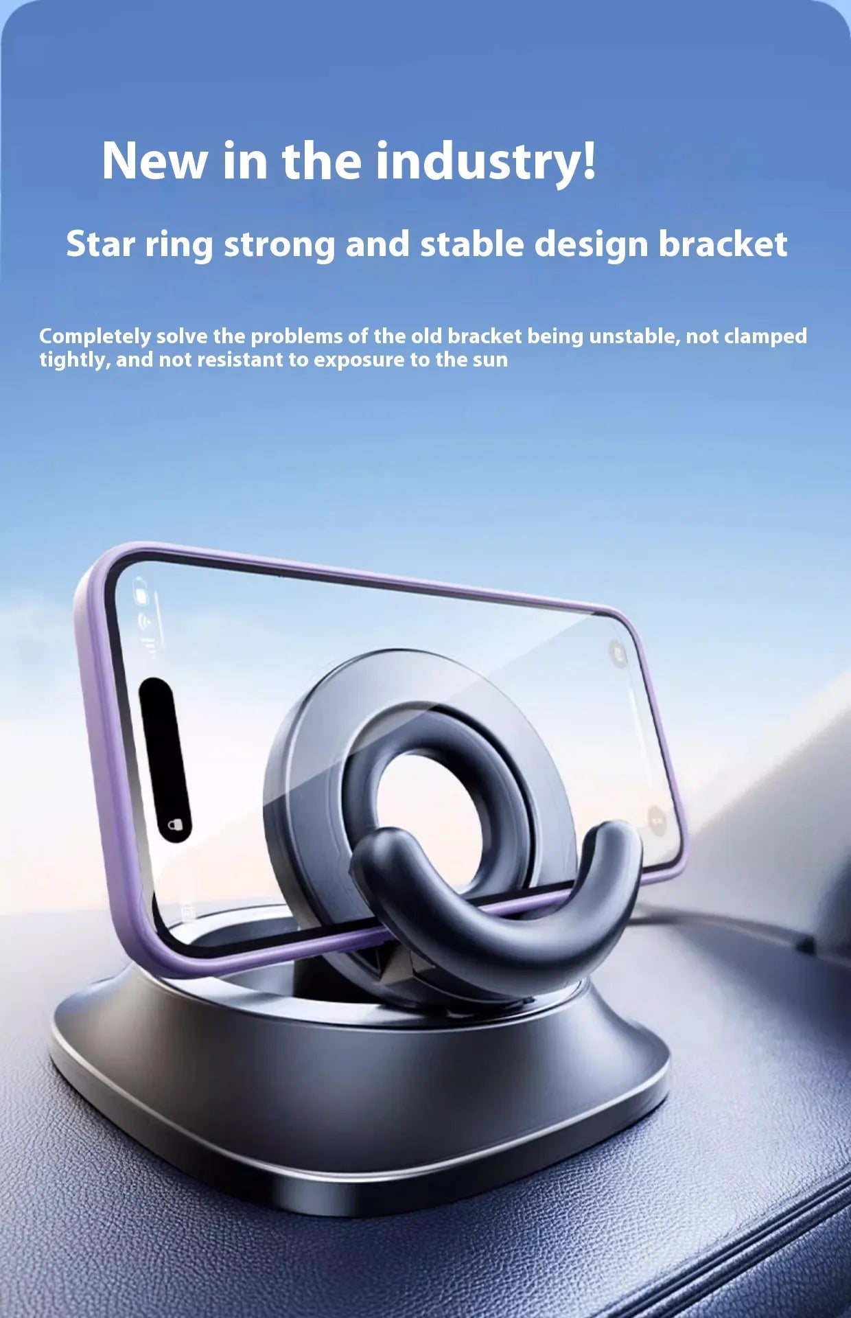 Adjustable Car Mount Magnetic Phone Holder AMSshop