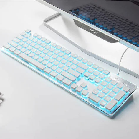 USB Wired Luminous Gaming Keyboard – Ideal for Home & Office Use AMSshop
