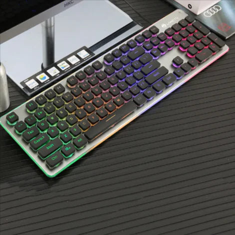 USB Wired Luminous Gaming Keyboard – Ideal for Home & Office Use AMSshop