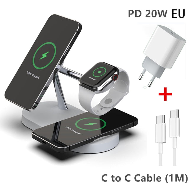 3-in-1 Wireless Magsafe Charger Stand AMSshop