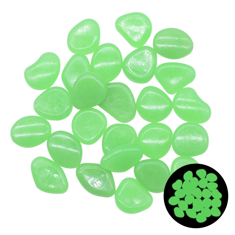 Glow in the Dark Garden Pebbles AMSshop