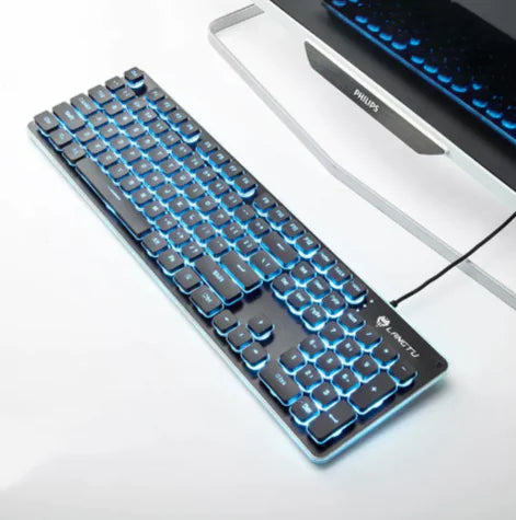 USB Wired Luminous Gaming Keyboard – Ideal for Home & Office Use AMSshop